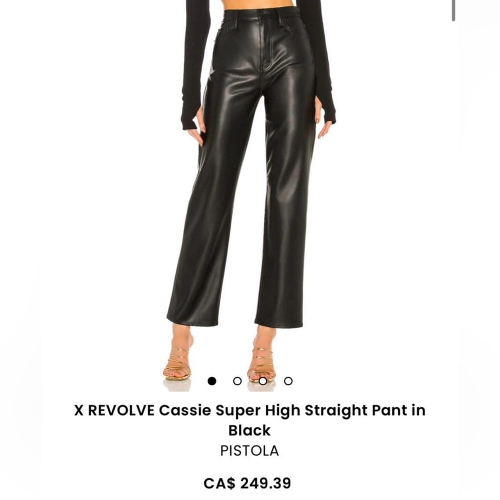 Selling Pistola high waisted pleather pants (originally from Revolve). Size 29.
